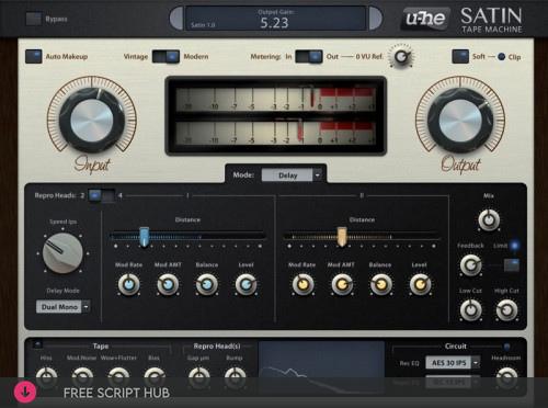 Free Download: u-he – Satin v1.3.2 VST, VST3, AAX, AU WIN.OSX.LiNUX x86 x64 [Windows]