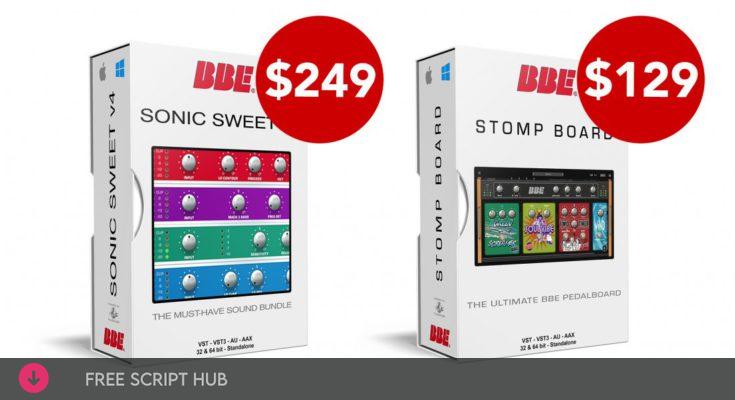 Free Download: BBE Sound – Sonic Sweet v4.4.0 & Stomp Board v1.4.0 SAL, VST, VST3, AAX x64 [Windows]