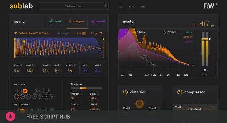 Free Download: Future Audio Workshop – SubLab XL v1.0.3 STANDALONE, VSTi, VSTi3, AAX, x64 [Windows]