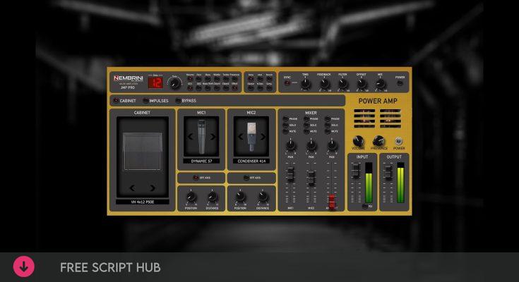 Free Download: Nembrini Audio – JMP Pro Valve Guitar Amplifier v1.0.0 VST3 x64 [Windows]