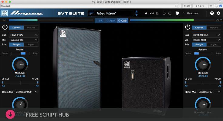 Free Download: Yamaha Guitar Group – Ampeg SVT Suite v1.10 STANDALONE, VST, VST3, AAX x64 [Windows]