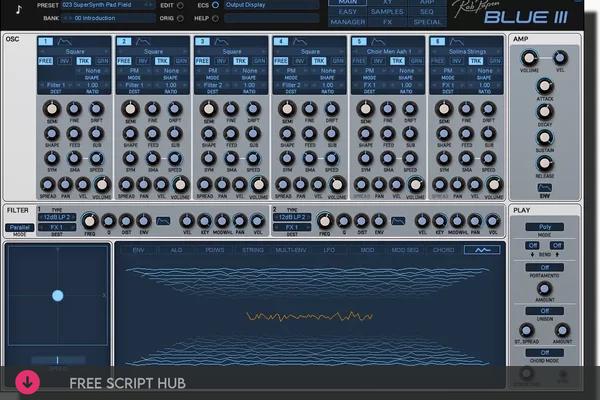 Free Download: Rob Papen – Rob Papen Blue3 v1.0.0 VSTi, VSTi3, AAX x64 [Windows]