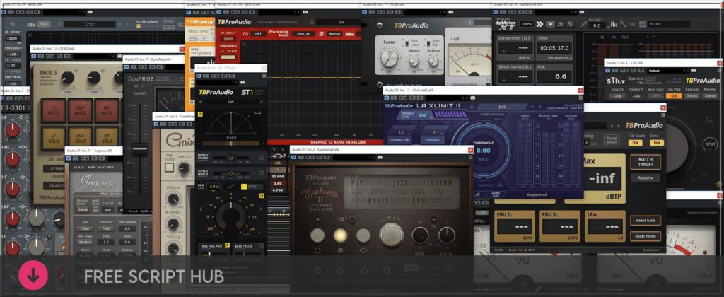 Free Download: TBProAudio – Bundle VST, VST3, AAX, x64 [Windows]