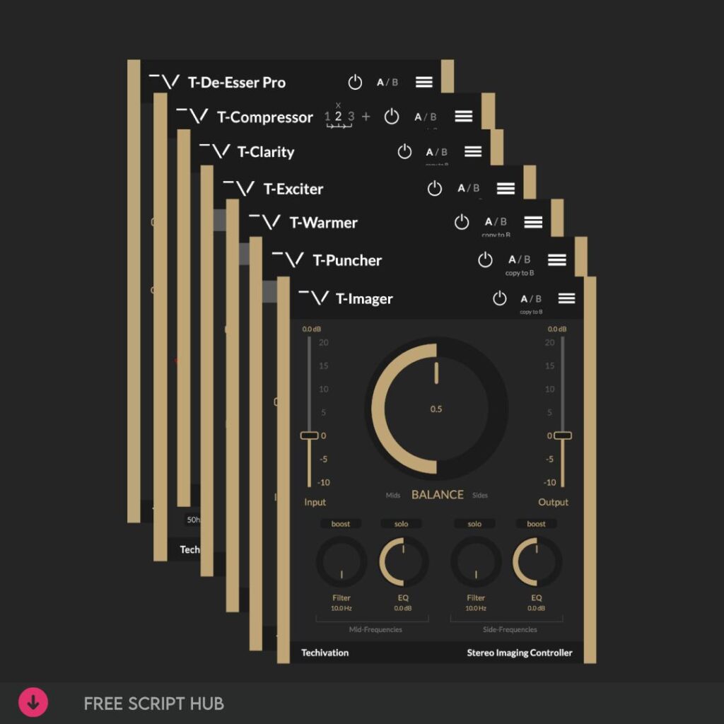 Free Download: Techivation – Plug-Ins Bundle VST, VST3, AAX x86 x64 [Windows]