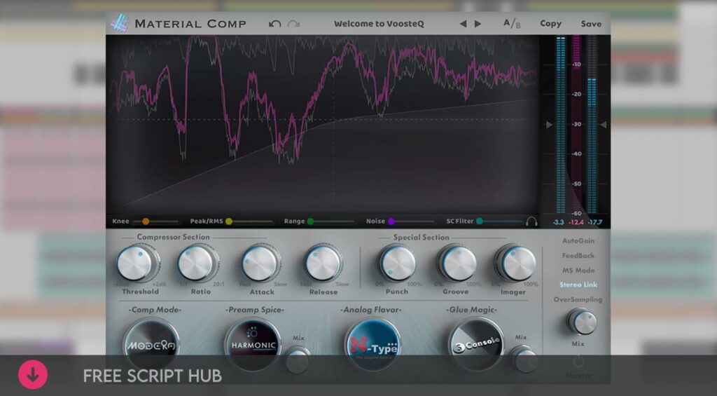 Free Download: VoosteQ – Material Comp v1.7.1 VST, VST3, AAX x64 [Windows]