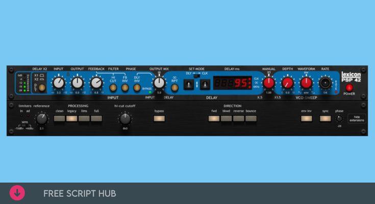 Free Download: PSPaudioware – Lexicon PSP42x v2.0.0 VST, VST3, AAX x64 [Windows]