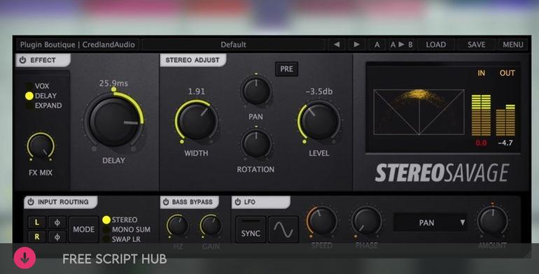 Free Download: Credland Audio – StereoSavage v2.0.0 VST, VST3, AAX (MOD) WIN.OSX x64 [Windows]