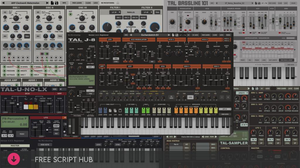 Free Download: TAL Software – Synths-Plugin Bundle 2022.9, VST3, x64, No Install [Windows]