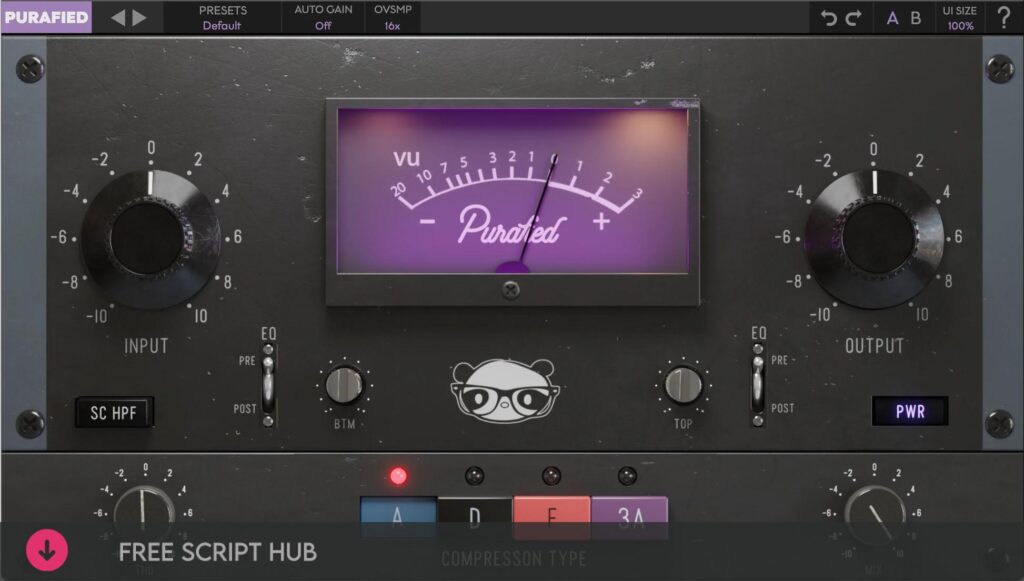 Free Download: Purafied Audio – VU Compressor v1.0.3 VST3, AAX x64 [Windows]