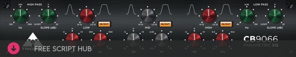 Free Download: Trident Audio Developments – CB9066 EQ v1.2.0 VST3, AAX x64 [Windows]