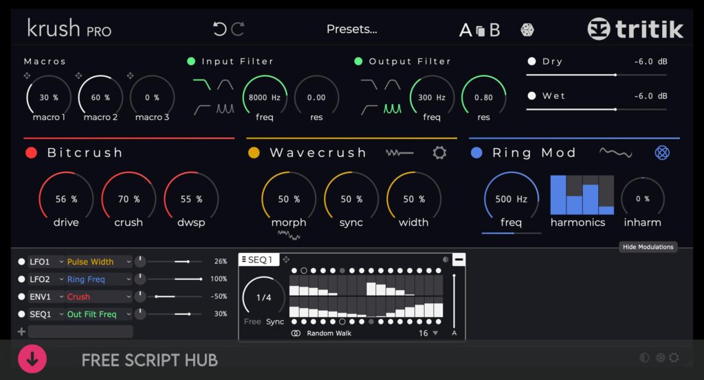 Free Download: Tritik – Krush Pro v1.1.1 VST, VST3, AAX x64 [Windows]